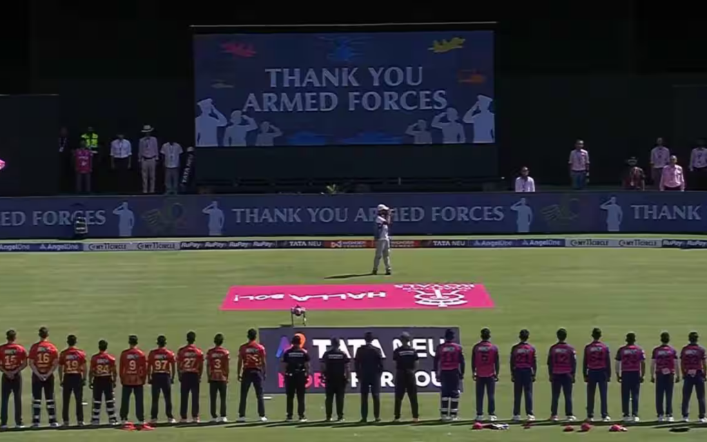 BCCI tribute to Armed Forces
