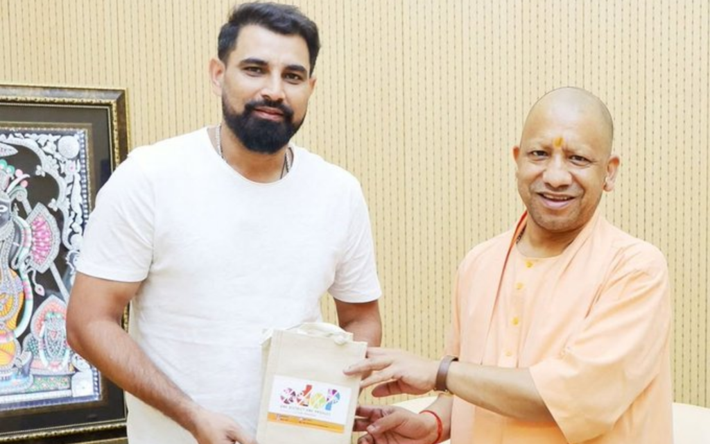 Mohammed Shami's visit Yogi Adityanath