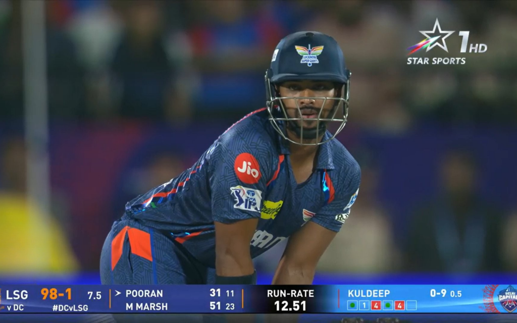 Nicholas Pooran's run-out