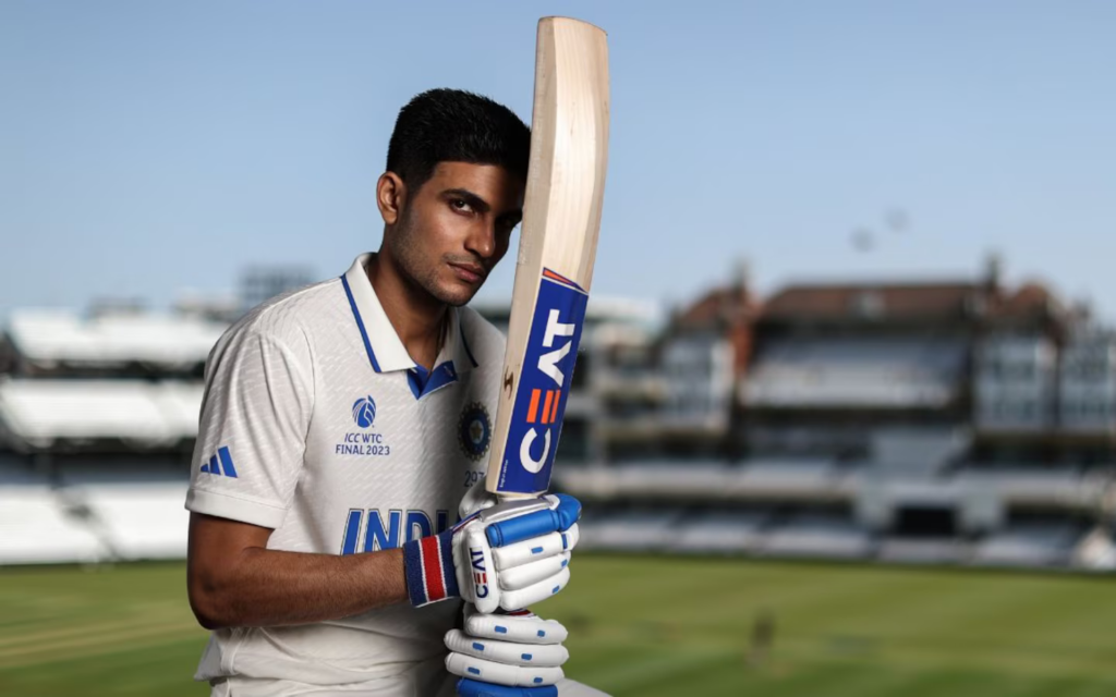 Shubman Gill leads the India test series