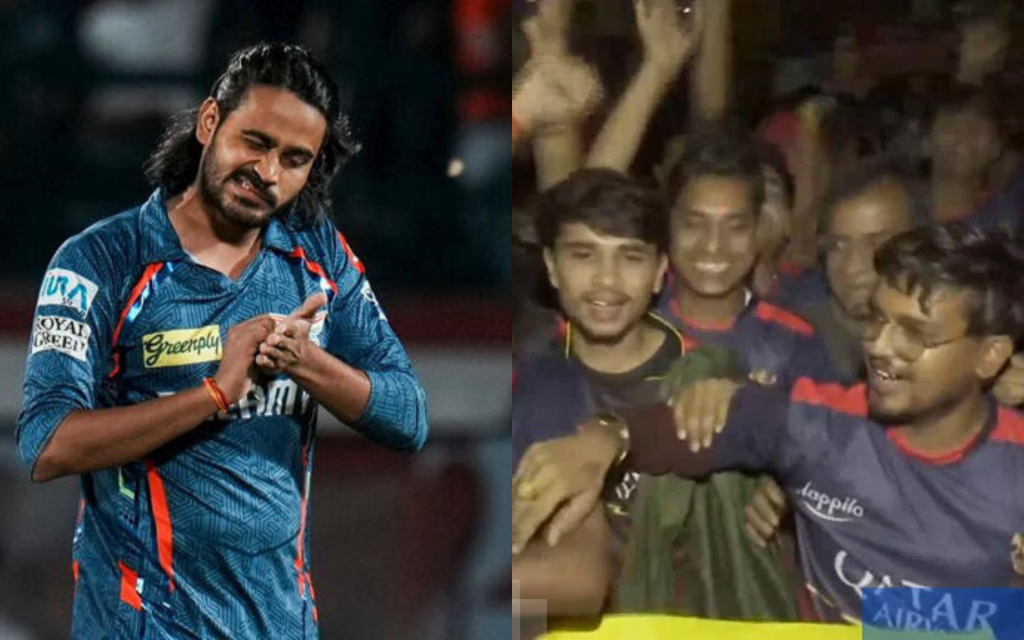 RCB Fans mock LSG's Notebook celebration