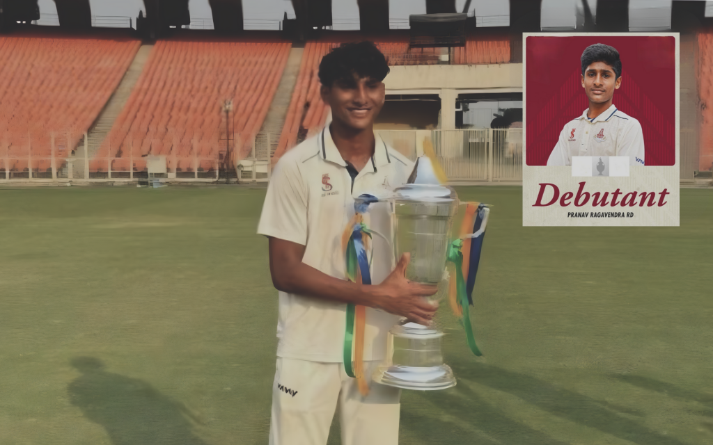 Pranav Ragavendra India U-19 fast bowler