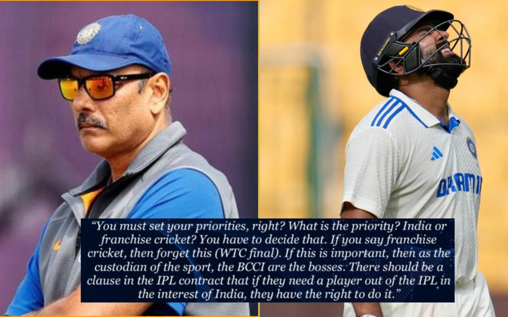 Ravi Shastri to prioritize the WTC Final over IPL
