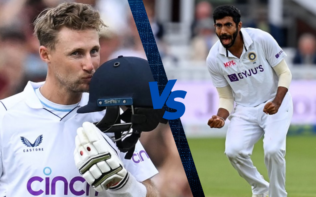 Bumrah vs Root in IND vs ENG first Test
