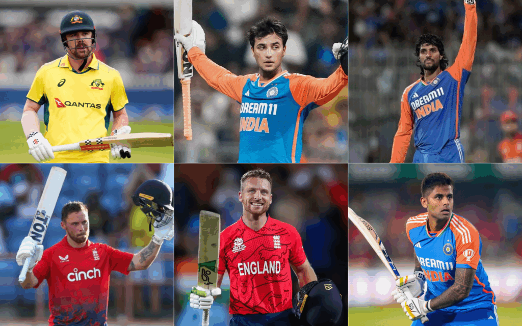 T20 Cricket Rankings for Men’s Batting in 2025