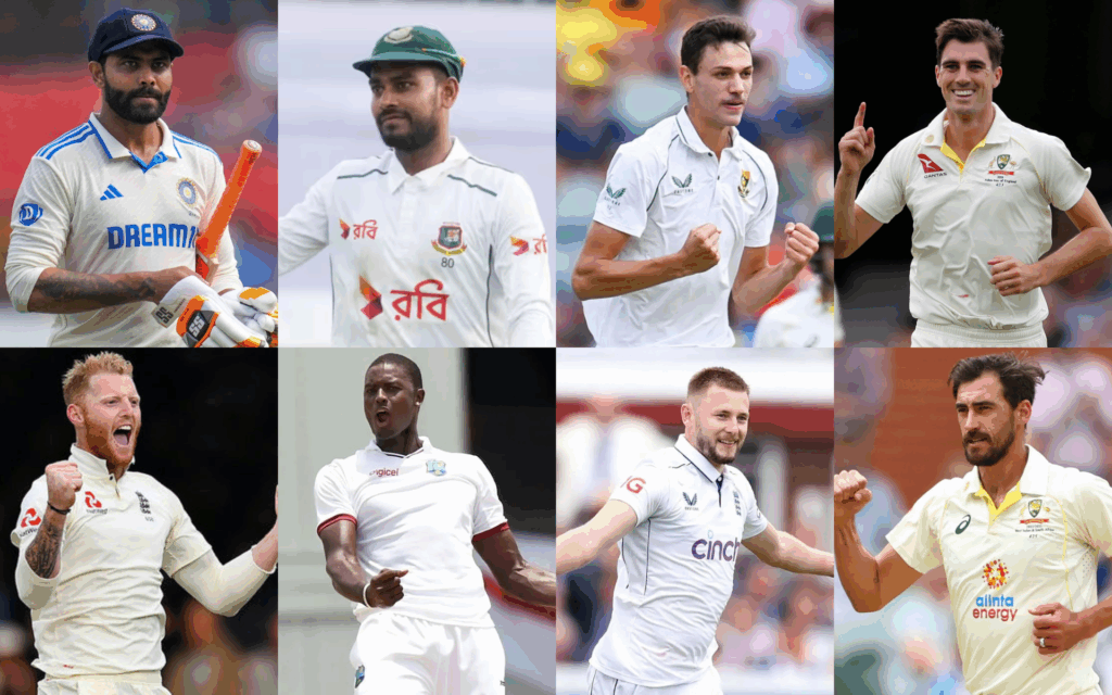Test Cricket Rankings for Men’s All-rounders in 2025