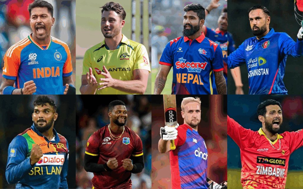 Men's All-Rounder T20 Cricket Rankings 2025