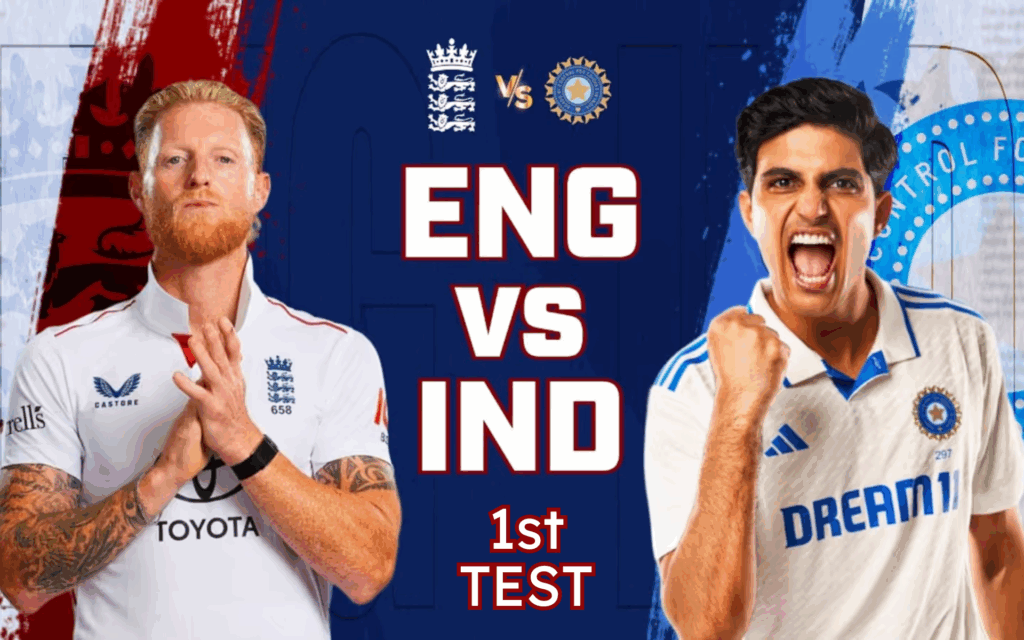 India vs England 1st Test 2025