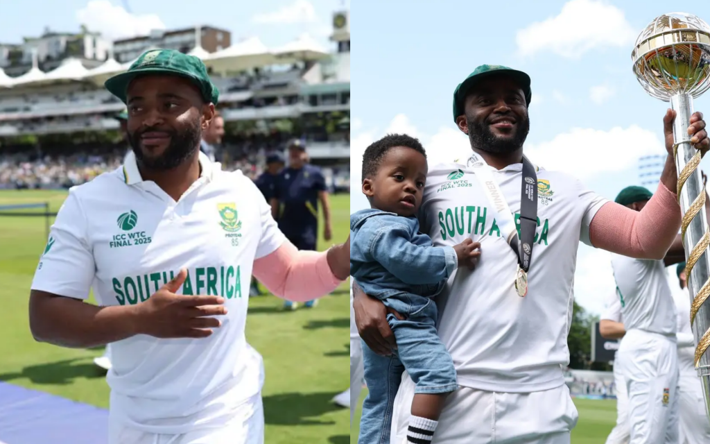 Temba Bavuma from the South African Team