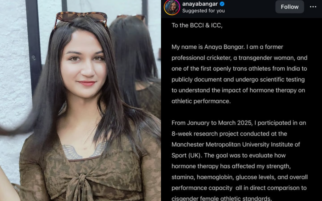 Anaya Bangar transgender cricket appeal