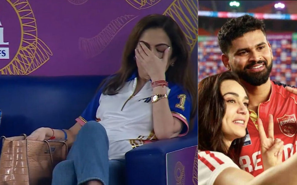 Preity Zinta and Nita Ambani's reactions captured