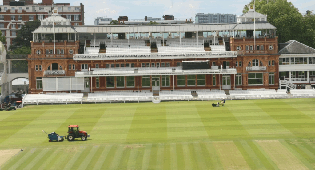 Impact of Lord’s slope on cricket