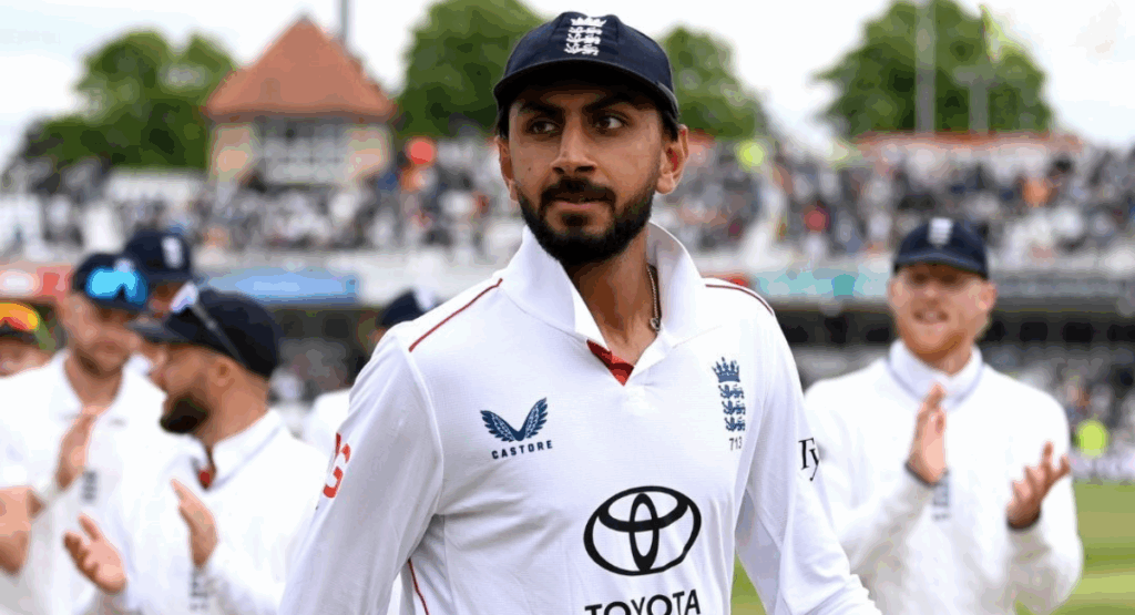 Shoaib Bashir replaced by Liam Dawson