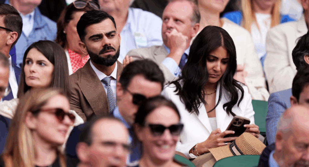 Virat and Anushka attending Wimbledon