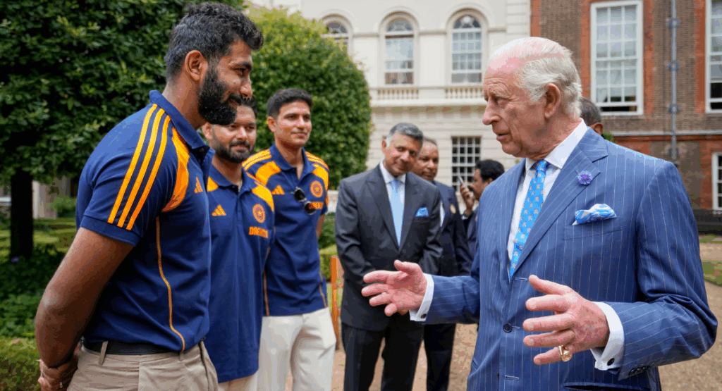 King Charles meets Team India