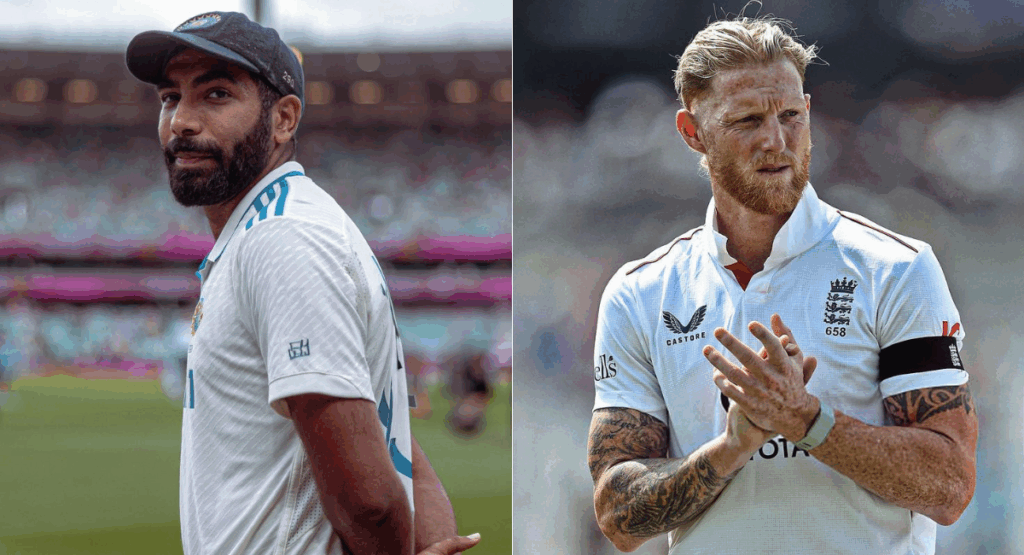 Ben Stokes vs Jasprit Bumrah workload comparison