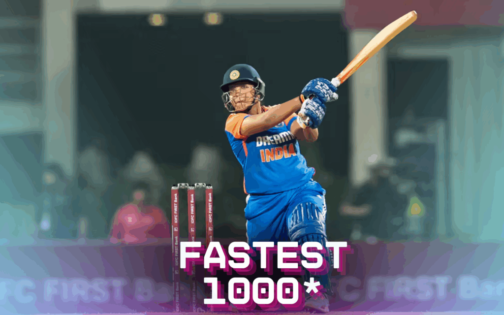 Richa Ghosh’s fastest WT20I 1000 runs