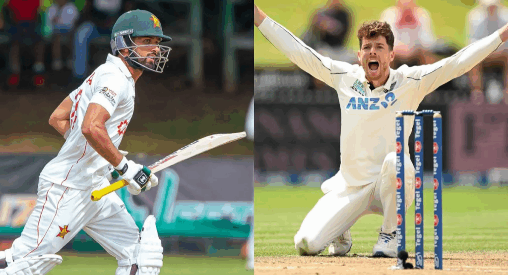 ZIM vs NZ 2nd Test Day 1