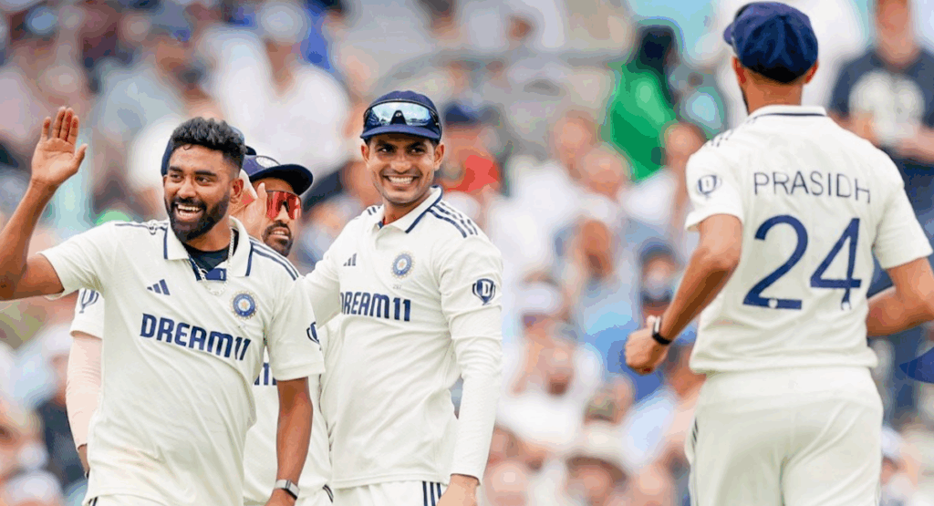 Siraj and Prasidh’s 4 wickets in the 5th Test