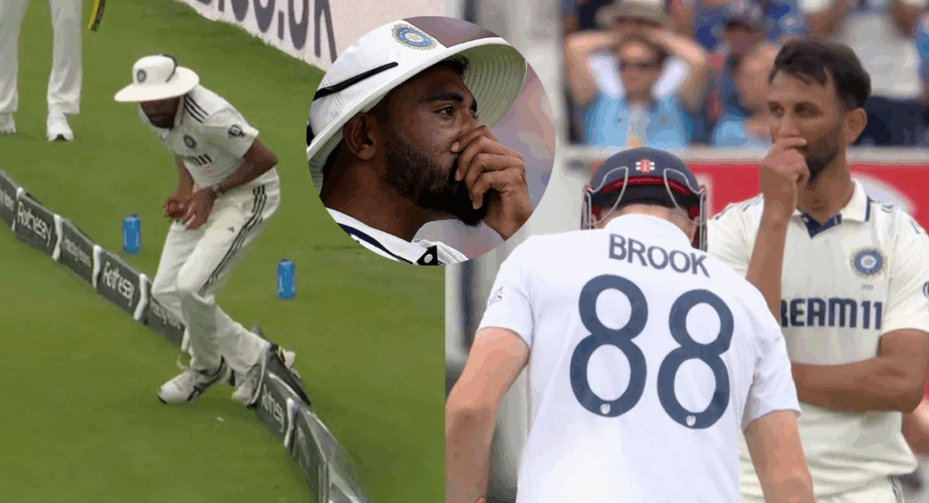 Siraj’s catch dropped at the Oval Test