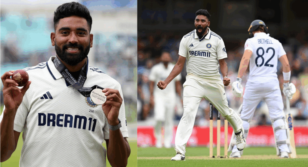 Mohammed Siraj’s four-wicket haul