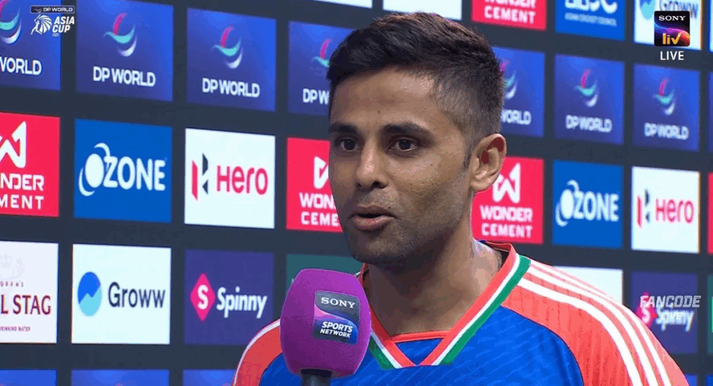 Suryakumar Yadav's comment on Pakistan