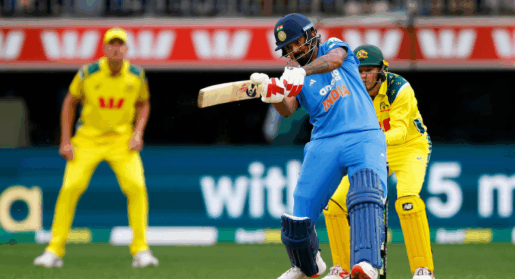 Adam Zampa dismisses KL Rahul in the 2nd ODI