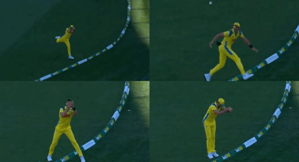 Mitchell Starc's catch dismisses Axar Patel