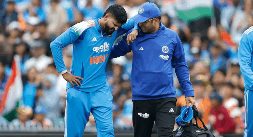 Shreyas Iyer is admitted to the ICU