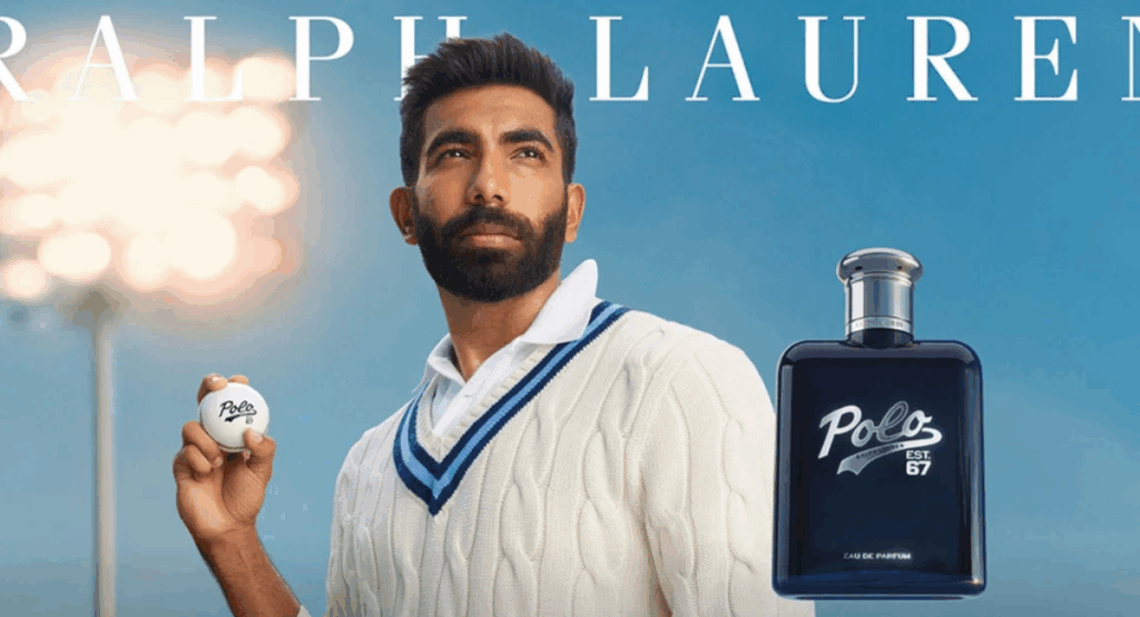 Jasprit Bumrah as Ralph Lauren Polo 67 ambassador
