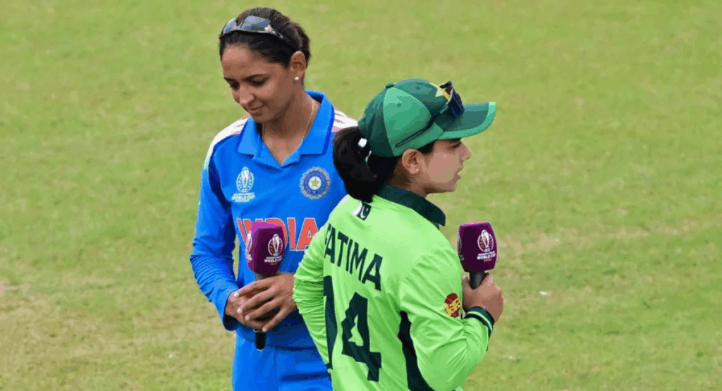 Harmanpreet and Fatima's handshake controversy
